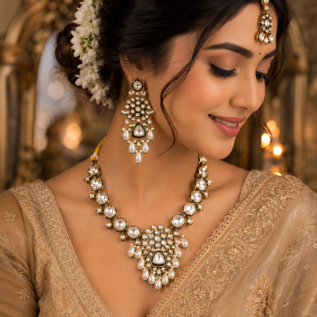 Polki Kundan set