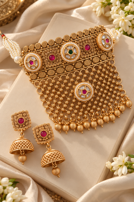 Premium Jodha Necklace