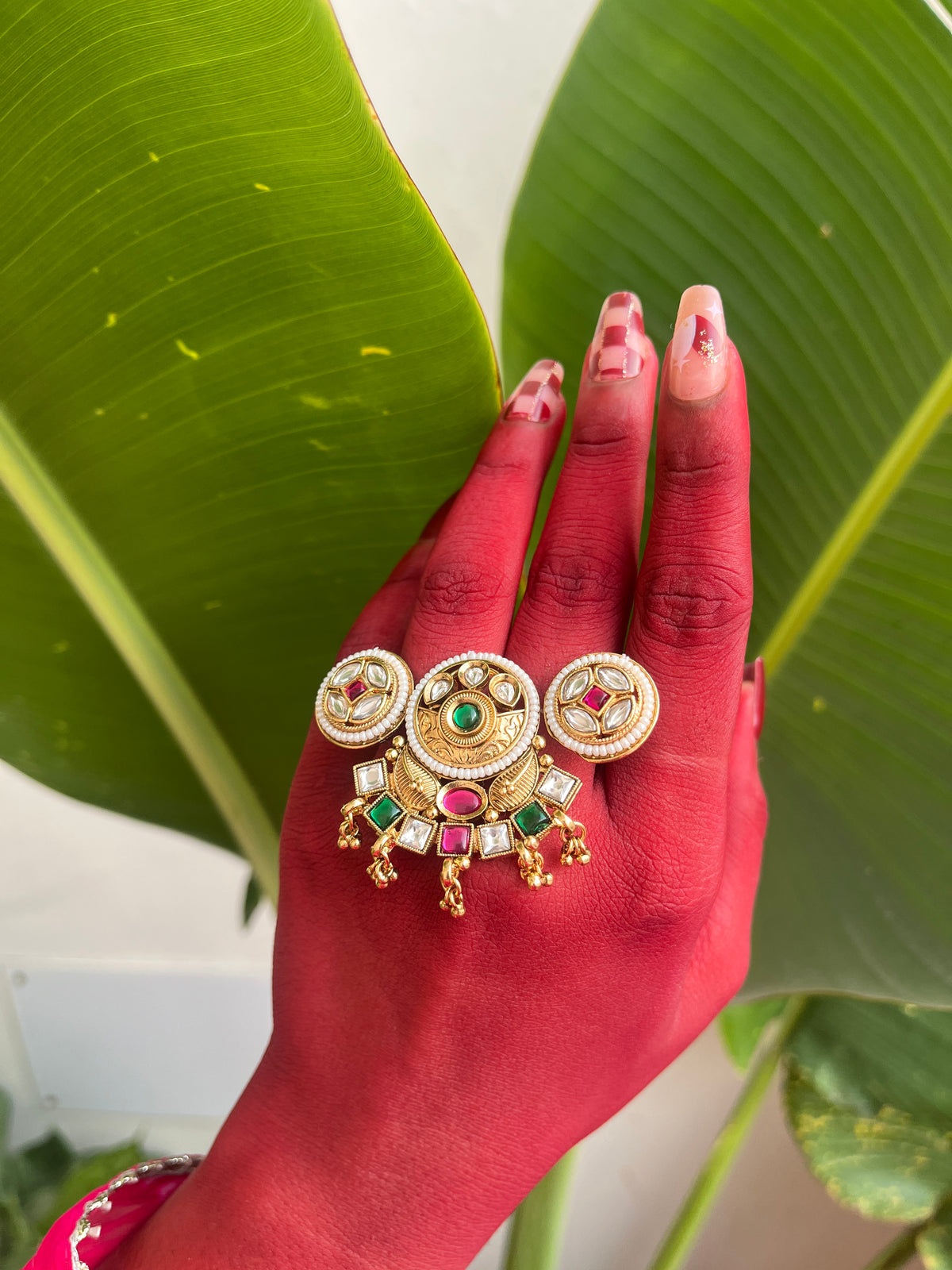 Royal Double Finger Rings