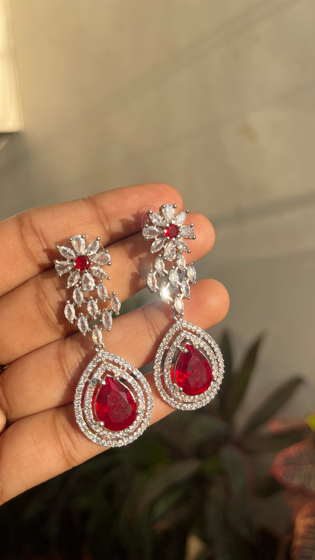 Ruby Royale Ad Necklace set
