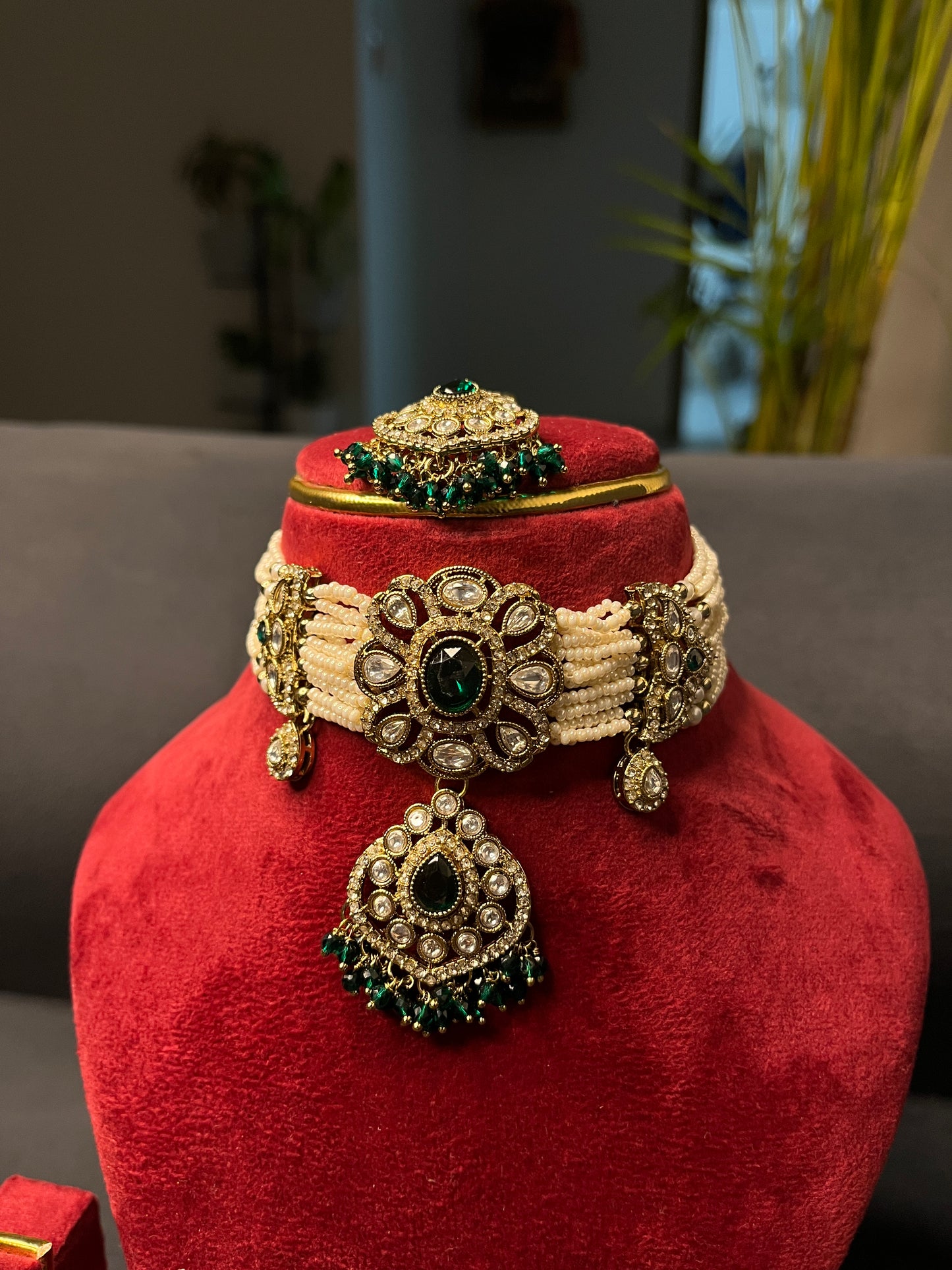 Preet Green Necklace